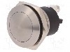 Intrerupator anti-vandalism, OFF-(ON), &Oslash;19mm, BULGIN, MP0037/3