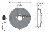 Tambur frana Skoda Octavia I, Roomster; VW Polo V Motor 1.2, 1.2 TDI, 1.2 TSI, 1.4, 1.4 16V, 1.4 LPG, 1.4 TDI, 1.6, 1.6 TDI, 1.9 D, 1.9 SDI, 1.9