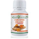 HEALTH NUTRITION Curcumin Organic + Piperina antioxidant natural &icirc;n capsule 120 caps.