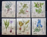 Germania DDR 1982 flori,plante otrăvitoare serie 6v Nestampilata