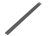 Apărătoare Profile LED Neagră 2m Ecran C cu &Icirc;mpingere