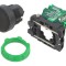 Comutator Negru 22mm cu Apasare 1 Pozitie ZB5RTA2