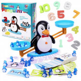 Set Joc tip balanta educativ si interactiv, model pinguin, prescolari si copii 4-8 ani, Oem