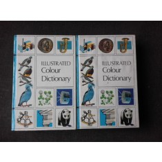 ILLUSTRATED COLOUR DICTIONARY DOUA VOLUME IN LIMBA ENGLEZA