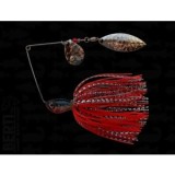 Spinnerbait Bertilure Cu Doua Palete SPINNERBAIT CU SKIRT COLORADO Model SALCIE Culoare Alb Negru Rosu 11