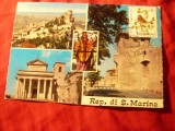 Ilustrata TCV San Marino - Vederi cu Timbru Pasare1978