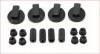 Set 4 butoane universale negre pentru aragaze cuptoare