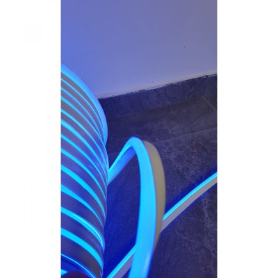 Rola Neon Flex Furtun Luminos Flexibil LED 100 m Albastru / tub luminos foto