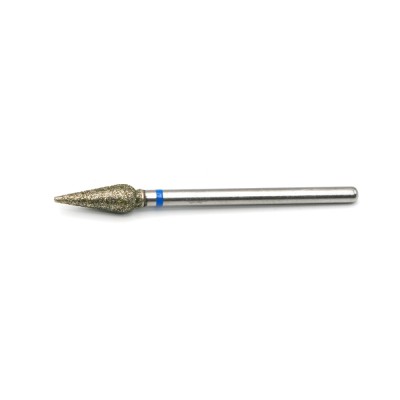 Bit pentru cuticulă diamant, picătură, br&amp;acirc;u albastru, 266/040B foto