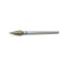 Bit pentru cuticulă diamant, picătură, br&acirc;u albastru, 266/040B