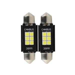 Set 2 Becuri LED Sofit C5W 12 SMD 39 MM foto