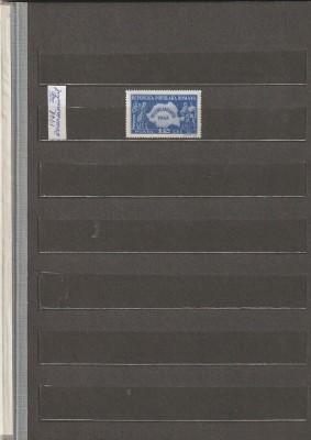 ROMANIA 1948 LP 226 RECENSAMANTUL MNH NESTAMPILATA foto