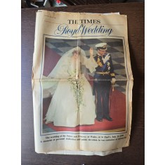 Royal Wedding - The Times - 30.07.1981