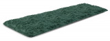 Mochetă moale antiderapantă Shaggy 80x300 cm Culoare verde