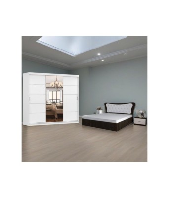 Dormitor Diego - Wenge / Alb foto