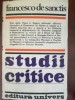 Studii critice- Francesco de Sanctis