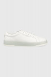 Karl Lagerfeld sneakers din piele KOURT III culoarea alb, KL51515