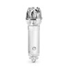 Mini purificator de aer, auto, argintiu, compact si elegant, usor de asezat in orice autovehicul, functioneaza prin ionizare, Oem