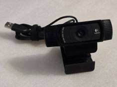 Camera web Logitech HD Pro C920, Full HD, Negru, Microfon - poze reale