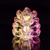 Cumpara ieftin Statueta iubirii si a norocului in dragoste cu vulpea alba cu cele 9 cozi din cristal liuli