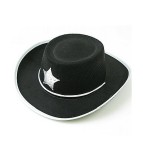 Palarie cowboy cu stea marimea S, negru