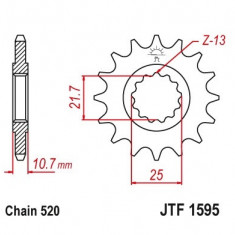 Pinion fata 16 dinti pas lant 520 - Yamaha XJ6 600 N (09-14) - XJ6 600 Diversion (09-16)