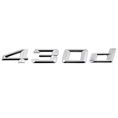 Emblema spate portbagaj 430d pentru BMW foto