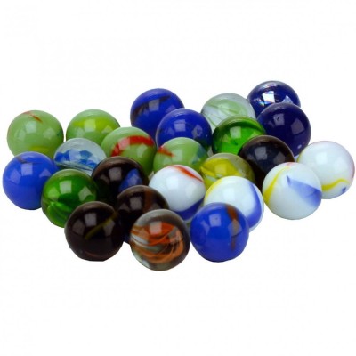 Set 48 de bile multicolore din sticla, 16 mm foto