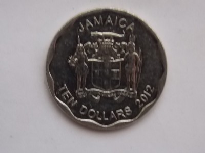 10 DOLLARS 2012 JAMAICA foto