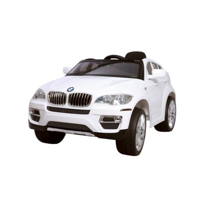 Masinuta electrica pentru copii HECHT BMW X6 White, acumulator 2 x 6 V, 7 Ah / 45 W, greutate maxima 30 kg, alb, varsta recomandata 3-8 ani foto