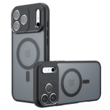 Husa iPhone 17 Pro Max Asteroid GSM PureFrost MagSafe, negru frost