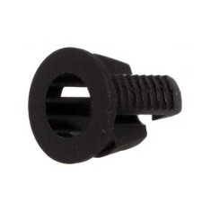 Suport pentru LED 3mm monobloc neagra UL94V-2 L 5.8mm FIX&amp;FASTEN