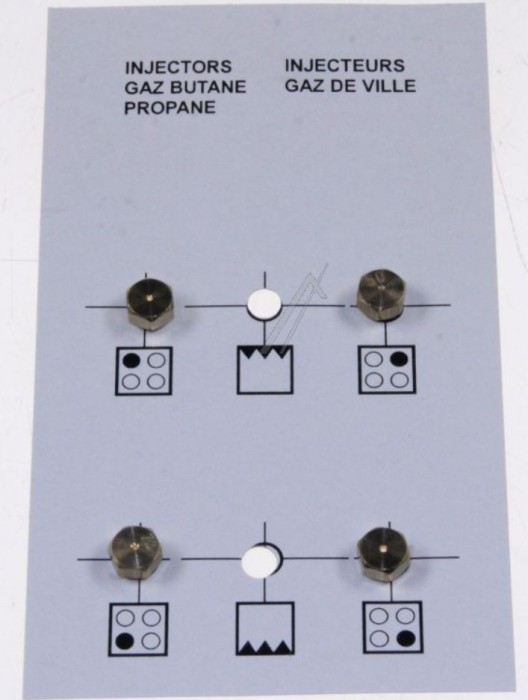 Kit duze Aragaz Beko FSM65330DAS, 4431900071 BEKO/GRUNDIG/ARCELIK