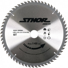 STHOR Disc circular pentru lemn 250x30X3mm, 60T