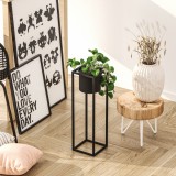 Cumpara ieftin Ghiveci decorativ GED023 Negru 15x50x15 cm