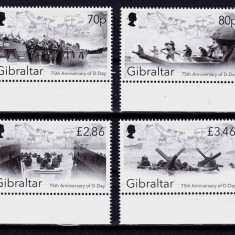Gibraltar 2019 ,"75 ani debarcarea din Normandia D-Day",serie,nominal £7.82 MNH