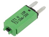 Siguranță Resetabilă Auto Mini 30A 28VDC GLOSO
