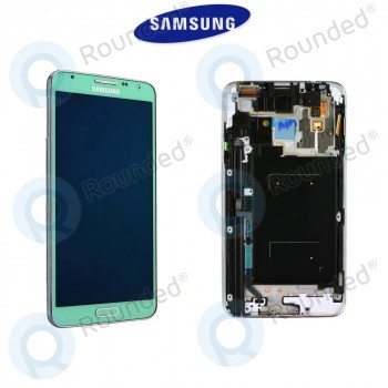 Samsung Galaxy Note 3 Neo (N7505) Unitate de afișare complet verde GH97-15540C