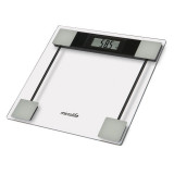 Cantar digital pentru persoane Microlife, 150 kg, ecran LCD, Argintiu/Negru