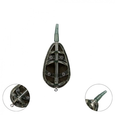 Set 5 Momitoare Method Feeder INLINE cu Vartej si Con Antitangle foto