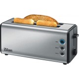 Prajitor paine dublu inox Zilan ZLN2720, 1300W, 6 grade de rumenire si functii multiple