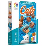 Smart games - cats and boxes, , joc de logica cu 60 de provocari, 7+ ani, editie lb. romana