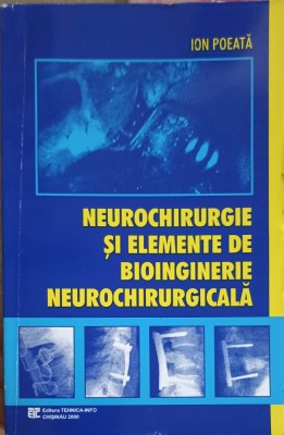 NEUROCHIRURGIE SI ELEMENTE DE BIOINGINERIE NEUROCHIRURGICALA-ION POEATA-253816 foto