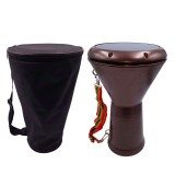 Tarabana-darabana, Oriental Sounds, metalica, 44 cm, maro, husa inclusa