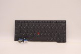 Tastatura Laptop, Lenovo, ThinkPad P14s Gen 3 Type 21J5, 21J6, 21AK, 21AL, iluminata, gri, layout US