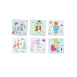 Set 6 puzzle-uri din lemn in cutie Peter Rabbit Orange Tree Toys