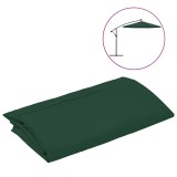 Cumpara ieftin vida XL Panza de schimb umbrela de soare consola, verde, 350 cm