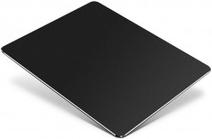 Mousepad antiderapant din aluminiu, Negru, 24x20 cm foto