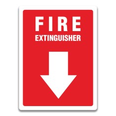 FIRE EXTINGUISHER SIGN FIRE foto
