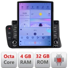 Navigatie Audi A4 2008-2016 NON-MMI H-A4 ecran tip TESLA 9.7&quot; cu Android Radio Bluetooth Internet GPS WIFI 4+32GB DSP CarStore Technology
